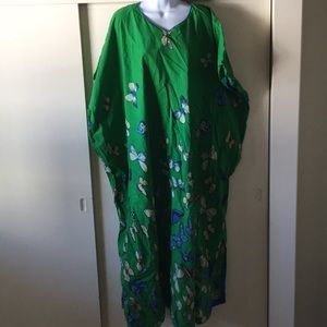J. Peterman butterfly caftan